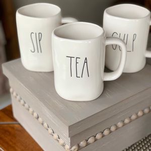 Rae Dunn bundle 3 mugs SIP TEA GULP